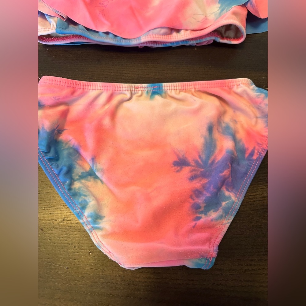 Girls Ruffle Swimsuit - Picture 2 of 3